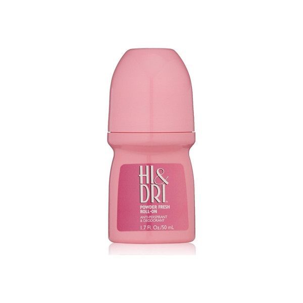 Hi & Dri Roll On Anti-Perspirant & Deodorant, Powder Fresh 1.70 Oz
