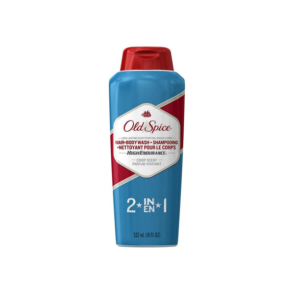 Old Spice High Endurance Hair & Body Wash 18 Oz