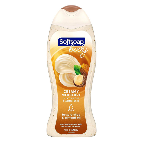 Softsoap Moisturizing Body Wash, Shea & Almond Oil - 20 Fluid Ounce