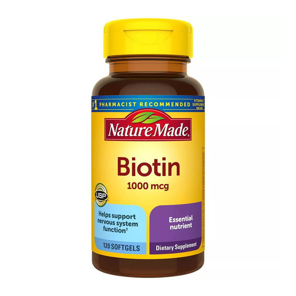 Nature Made Biotin 1000 Mcg Softgels 120 Ea