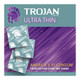 Trojan Sensitivity Ultra Thin Spermicidal Latex Condoms 12 Each