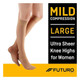 Futuro Ultra Sheer Knee Highs For Women, Medium, Nude, Mild (8-15 Mm/Hg)