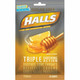 Halls Cough Suppressant Sugar Free Honeylemon Throat Drops - 25 Ea