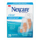 Nexcare Waterproof Clear Bandages Assorted Sizes, 20 Count