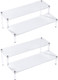Bycy 2 Tier Clear Acrylic Display Stand, 2 Ea