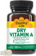Country Life Dry Vitamin A 10,000 IU for Vision and Immune Health, 100 Ea