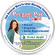 Three Lollies Preggie Pop Drops Green Apple - 21 Ct