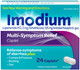 Imodium Multi-Symptom Relief Caplets With Loperamide Hydrochloride And Simethicone, 24 Ct.