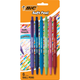 BiC Soft Feel Retractable Ballpoint Pens - Assorted Colors - 6 Count