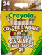 Crayola Colors of the World Skin Tone Ultra-Clean Washable Crayons - 24 Ct