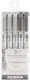 Zebra Mildliner Highliter Pen Grays - 5 Ct