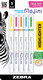 Zebra Mojini Highlighters Assorted Neons - 5 Pack