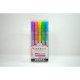Zebra Kirarich Glitter Highlighter Chisel Tip Assorted - 5 Pack