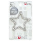 Scunci Real Style Open Center 6cm Hair Barrette - 1 Ct