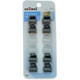 Scünci Effortless Beauty 3-Prong Mini Jaw Clips - 12 Ct