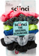 Scünci Effortless Beauty Woven Twisters Neon - 6 CT