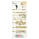 Scunci Savvy Value Mixed Pearl Bobby Pins Gold or Silver - 8 Ct