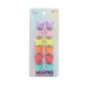 Scunci Mini Butterfly Claw Clips Multicolor - 12 Ct