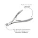 Cuticle Nipper Rockhard for Professional Nail Care, 1 Ea