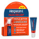 Herpecin L Pain Relief Triple Action Lidocaine Cold Sore And Fever Blister Gel, 0.15 Oz