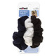 Scunci Effortless Beauty Basic Ruffle Ribbed Twist Scrunchies 3 Ea