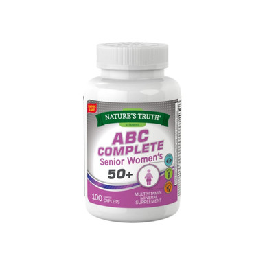 Nature'S Truth Abc Complete Senior Women'S 50+, 100 Ea - wisermerchant