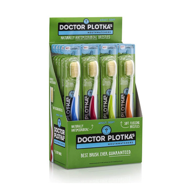 Doctor Plotke's Toothbrushes Adult Soft for Gentle yet Effective ...