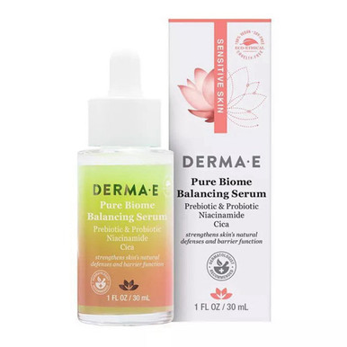 Derma E Pure Biome Face Serum for Strengthening Skin Barrier, 1 oz ...