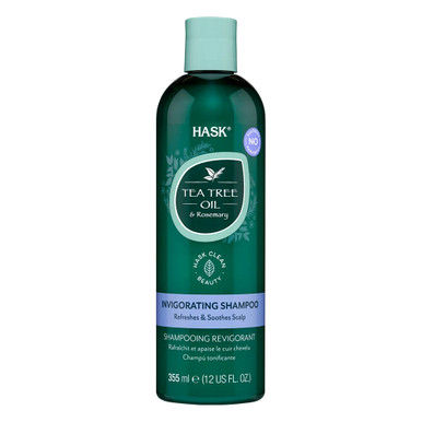 Hask Tea Tree & Rosemary Oil Scalp Care Shampoo - 12 Fl Oz - wisermerchant