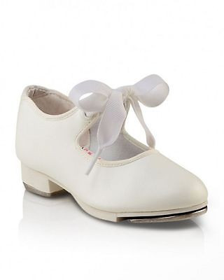 N625C - Capezio Child "Jr. Tyette" Ribbon Tie Tap Shoes