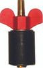 SO-5-NW: 1-3/8" Short Inducer for 1-1/2" Copper Pipe-Nylon Wing Nut