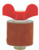 N-16: 2-1/4" Nylon Stem Plug  For 2" PVC Female Slip Fittings