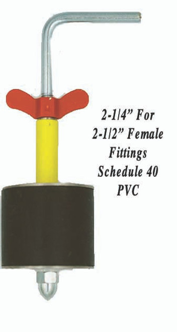 E-15: 2-1/4" Economy Plug for 2" Female Slip Fittings
