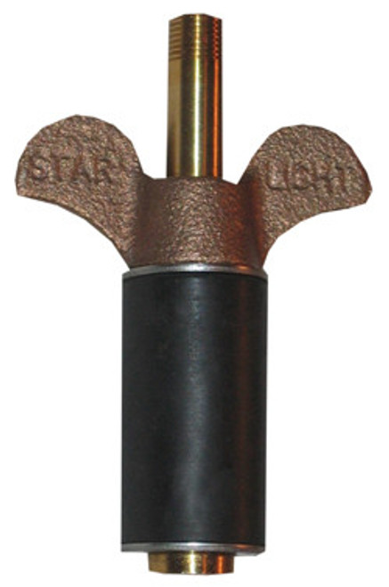SO-5-BW: 1-3/8" Short Inducer for 1-1/2" Copper Pipe-Brass Wing Nut