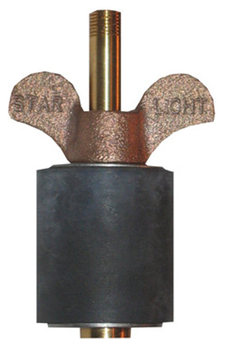 SO-9-BW: 1-7/8" Short Inducer for 2" Copper Pipe-Brass Wing Nut