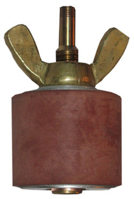 SO-15-BW: 2-3/4" Short Inducer for 2-1/2" Female Slip Fittings-Brass Wing Nut