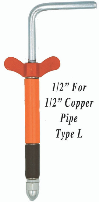 E-1: 1/2" Economy Hook for 1/2" Copper Pipe