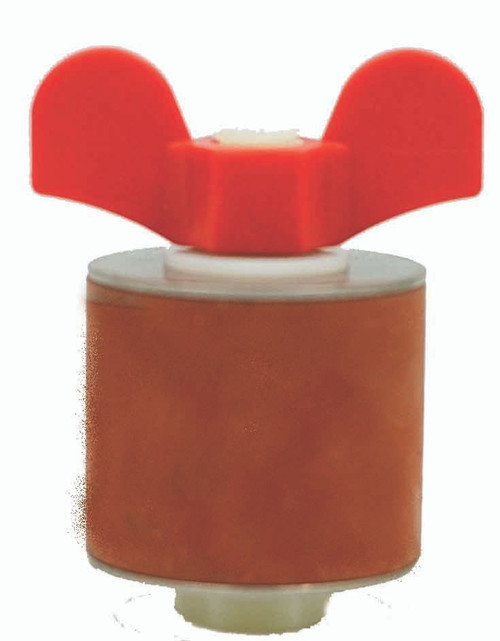 N-16: 2-1/4" Nylon Stem Plug  For 2" PVC Female Slip Fittings