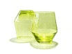 LIME - Sparkling HANDBLOWN Stemless Glassware