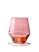 GRAPEFRUIT  - Sparkling HANDBLOWN Stemless Glassware