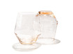 CHAMPAGNE - Sparkling HANDBLOWN Stemless Glassware