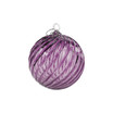 Plum Handblown Glass Ornament