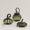 Smokey Tourmaline | Signature | Handblown Glass Pumpkin w/Tealight