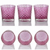 Pomegranate Pink Mindala Glass