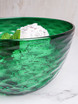 Emerald Diamond Cut Bowl