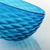 Aqua Diamond Cut Bowl