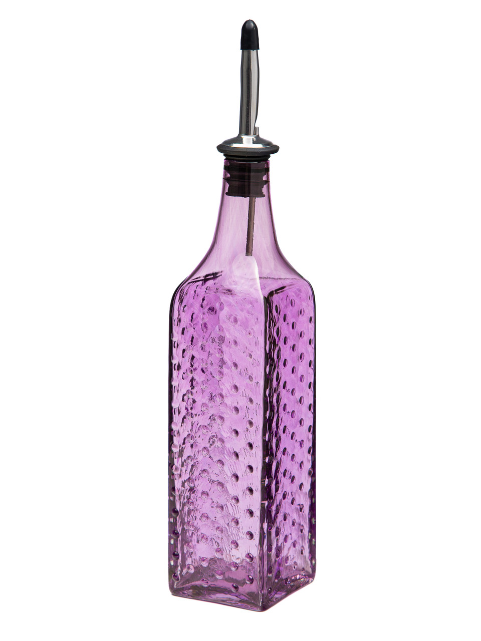Hand Blown Decorative Bottle (Small) - Purple Passion