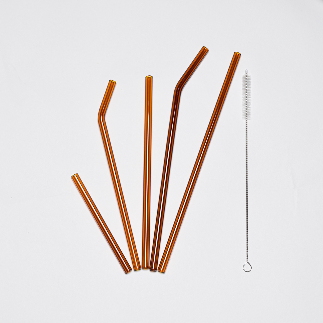 Heavy Duty Amber Glass Drinking Straw by Sarahberry Glass :) –  sarahberryglass