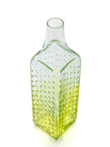 Wintergreen & Lime Hobnail Handblown Bottle