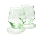 MINT Set of 6  - Sparkling HANDBLOWN Stemless Glassware